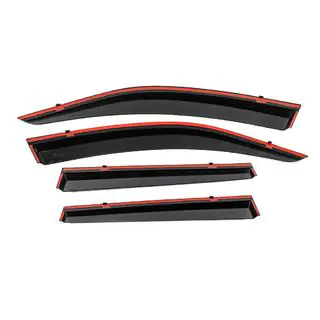 Deflettori Finestrini con Modanatura Cromata Niken Luxury (4 pz) foto 3