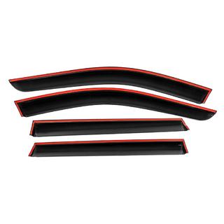 Deflettori Finestrini con Modanatura Cromata Niken Luxury (4 pz) foto 3
