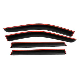 Deflettori Finestrini con Modanatura Cromata Niken Luxury (4 pz) foto 3