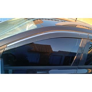 Deflettori Finestrini con Modanatura Cromata Niken Luxury (SW, 4 pz) foto 4