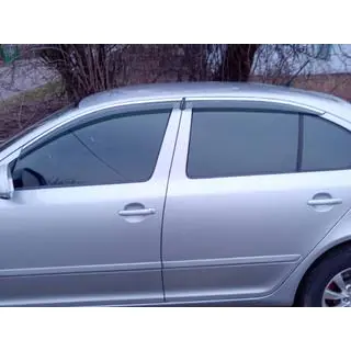 Deflettori Finestrini con Modanatura Cromata Niken Luxury (SD, 4 pz) foto 2