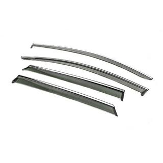 Deflettori Finestrini con Modanatura Cromata Niken Luxury (4 pz) Toyota bZ4X 2022- foto 2