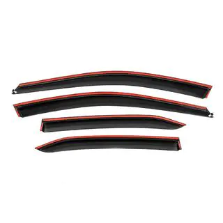 Deflettori Finestrini con Modanatura Cromata Niken Luxury (4 pz) foto 3
