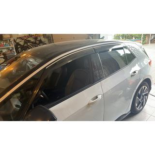 Deflettori Finestrini con Modanatura Cromata Niken Luxury (4 pz) foto 1