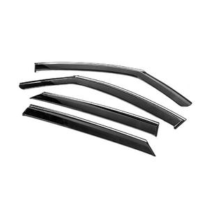 Deflettori Finestrini con Modanatura Cromata Niken Luxury (4 pz) foto 3