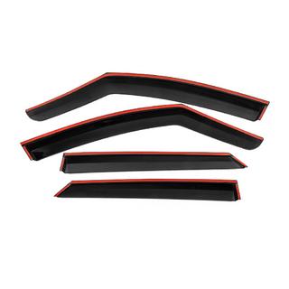 Deflettori Finestrini con Modanatura Cromata Niken Luxury (4 pz) foto 4