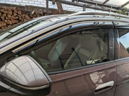 Volkswagen ID.6 2021- Deflettori Finestrini con Modanatura Cromata Niken Luxury (4 pz) foto 5