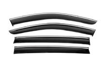 Volkswagen ID.6 2021- Deflettori Finestrini con Modanatura Cromata Niken Luxury (4 pz) foto 2