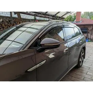 Deflettori Finestrini con Modanatura Cromata Niken Luxury (4 pz) foto 4