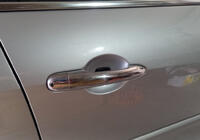 Renault Laguna 2007-2015 Coperture Maniglie Cromate (4 pz, Acciaio Inox) OmsaLine - Acciaio Inox Italiano foto 1