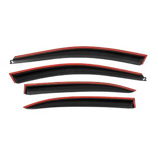 Deflettori Finestrini con Modanatura Cromata Niken Luxury (EU, 4 pz) foto 3