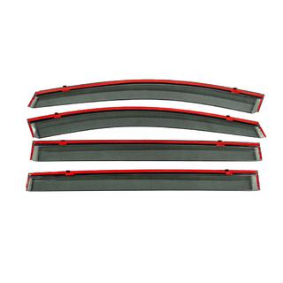 Deflettori Finestrini con Modanatura Cromata Niken Luxury (4 pz) foto 3