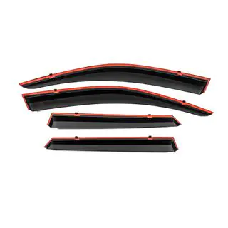 Deflettori Finestrini con Modanatura Cromata Niken Luxury (4 pz) foto 3