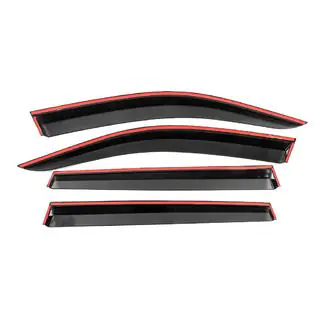 Deflettori Finestrini con Modanatura Cromata Niken Luxury (4 pz) foto 4