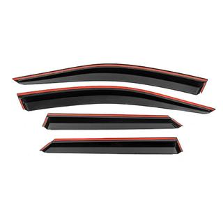 Deflettori Finestrini con Modanatura Cromata Niken Luxury (4 pz) foto 3
