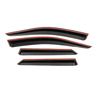 Deflettori Finestrini con Modanatura Cromata Niken Luxury (4 pz) foto 3