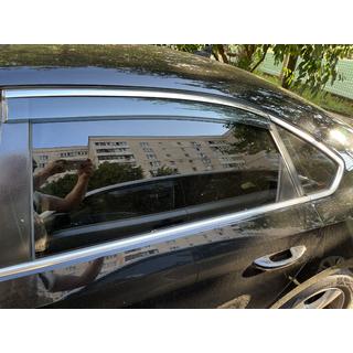 Deflettori Finestrini con Modanatura Cromata Niken Luxury (USA, 4 pz) foto 4