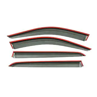 Deflettori Finestrini con Modanatura Cromata Niken Luxury (4 pz) foto 4