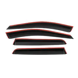 Deflettori Finestrini con Modanatura Cromata Niken Luxury (4 pz) foto 4