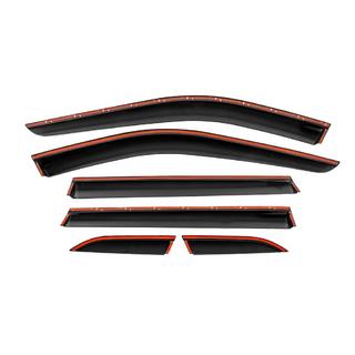 Deflettori finestrini con profilo cromato Niken Luxury (6 pz) Honda CRV 2022- foto 3