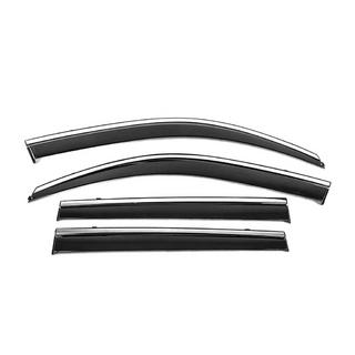 Deflettori Finestrini Cromati Niken Luxury (4 pz) Toyota Land Cruiser Prado 150 2009-2023 foto 2