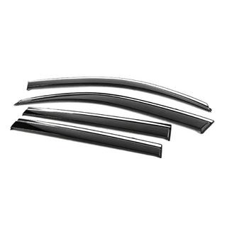 Deflettori Finestrini Cromati Niken Luxury (4 pz) Toyota Land Cruiser Prado 150 2009-2023 foto 3