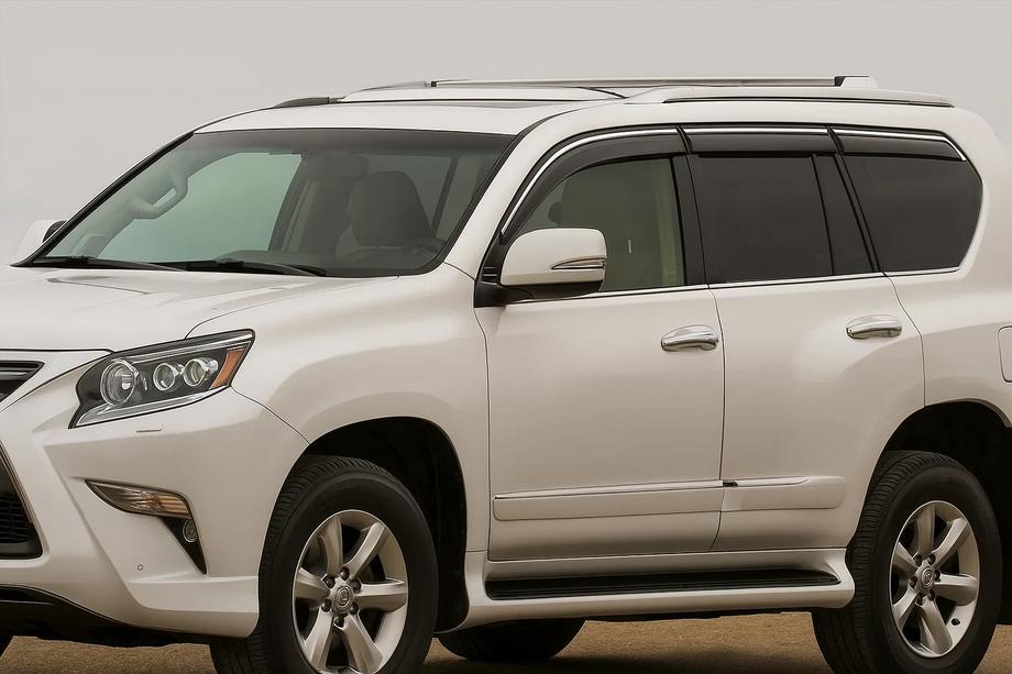 Lexus GX460 2009-2023 Deflettori finestrini con profilo cromato Niken Luxury (6 pz) Foto 1