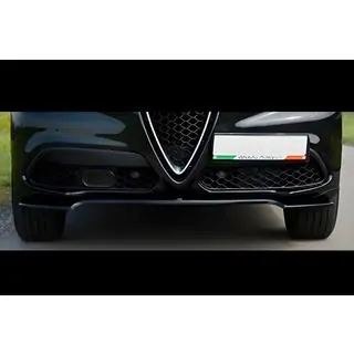 Labbro anteriore DPT V-1 (ABS, nero lucido) Alfa Romeo Stelvio 2016- foto 1