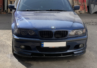 BMW 3 Series E46 1998-2006 Labbro anteriore DPT V-1 (Per M Sport, Nero Lucido) foto 3