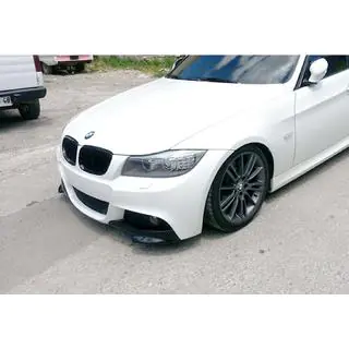 Estensioni Front Flap DPT (per E90 M-Sport 2008-2011, Nero Lucido, 2 pz)