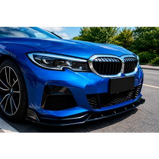 Labbro anteriore DPT V-2 (Per M Technic, Nero Lucido) BMW 3 Series G20/G21 2018- foto 1
