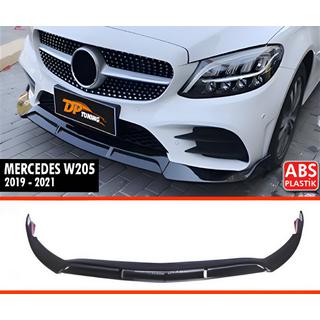 Labbro anteriore DPT (2019-2021, solo per AMG-Line, Nero Lucido) Mercedes C-сlass W205 2014-2021 foto 2