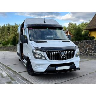 Labbro anteriore DPT (Nero Lucido) Mercedes Sprinter W906 2006–2018 foto 3