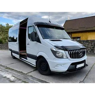 Labbro anteriore DPT (Nero Lucido) Mercedes Sprinter W906 2006–2018 foto 4