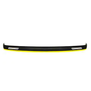 Splitter anteriore universale DPT Yellow V-1 (ABS, nero lucido)