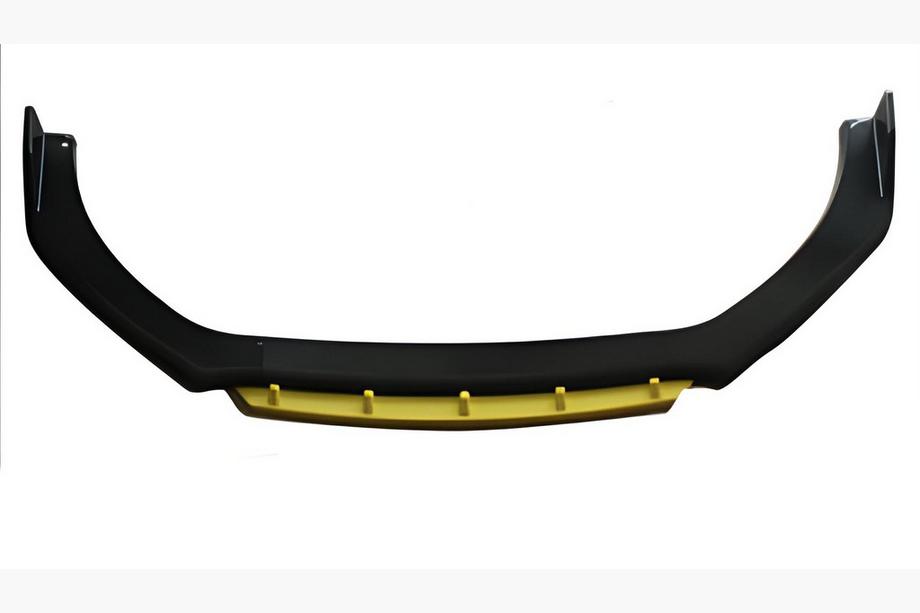 Splitter anteriore universale DPT Yellow V-2 (ABS, nero lucido) Foto 1
