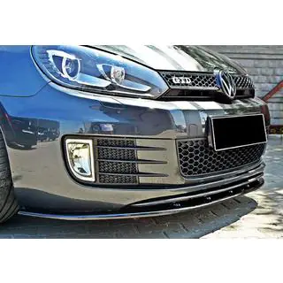 Labbro anteriore DPT V-2 (per GTI, Nero Lucido) foto 4