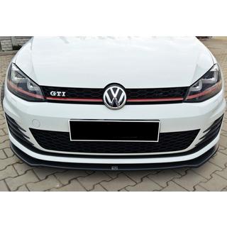 Labbro anteriore DPT V-2 (per GTI, 2012-2017, nero lucido) foto 3