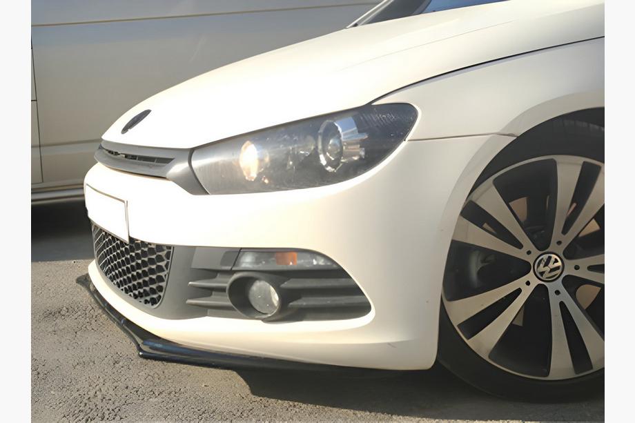 Volkswagen Scirocco 2008-2017 Front Lip DPT (2008-2017, Nero Lucido) Image
