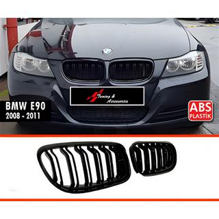 Griglie M-Look (2008-2011, Nero Lucido) BMW 3 Series E90/E91 2005-2011 foto 2
