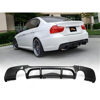 Diffusore Posteriore DPT V-4 (per E90 M-Sport, Nero Lucido) BMW 3 Series E90/E91 2005-2011 foto 1