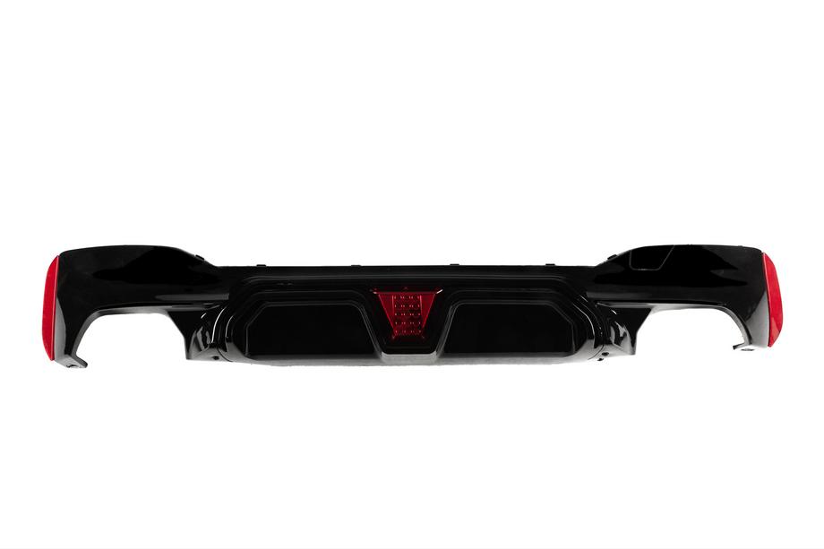 BMW Serie 5 G30/G31 2017–2023 Diffusore posteriore DPT (per M-Sport/M5 F90, nero lucido) Foto 3