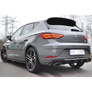 Diffusore Posteriore DPT V-1 (2017-2020, Nero Lucido) Seat Leon 2013-2020