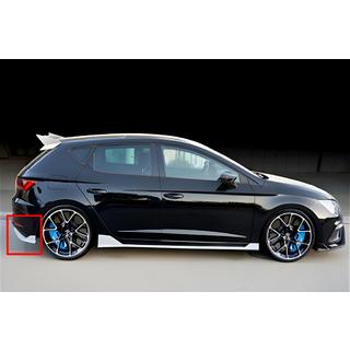 Diffusore Posteriore DPT V-2 (2013-2016, Nero Lucido) Seat Leon 2013-2020