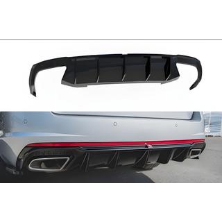 Diffusore posteriore DPT V-2 (LB/SW, nero lucido) Skoda Octavia III A7 2013-2019 foto 2