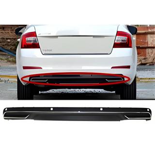 Diffusore posteriore DPT V-3 (LB, nero opaco) Skoda Octavia III A7 2013-2019 foto 1