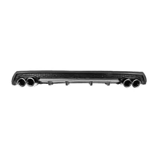 Diffusore Posteriore Universale DPT V-12 (ABS) (Grigio + Nero Lucido) foto 2