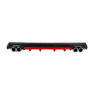 Diffusore Posteriore Universale DPT V-13 (ABS) (Rosso+Nero Lucido) foto 1