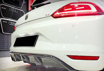 Volkswagen Scirocco 2008-2017 Diffusore Posteriore DPT V-5 (2014-2017, Nero Lucido) foto 3