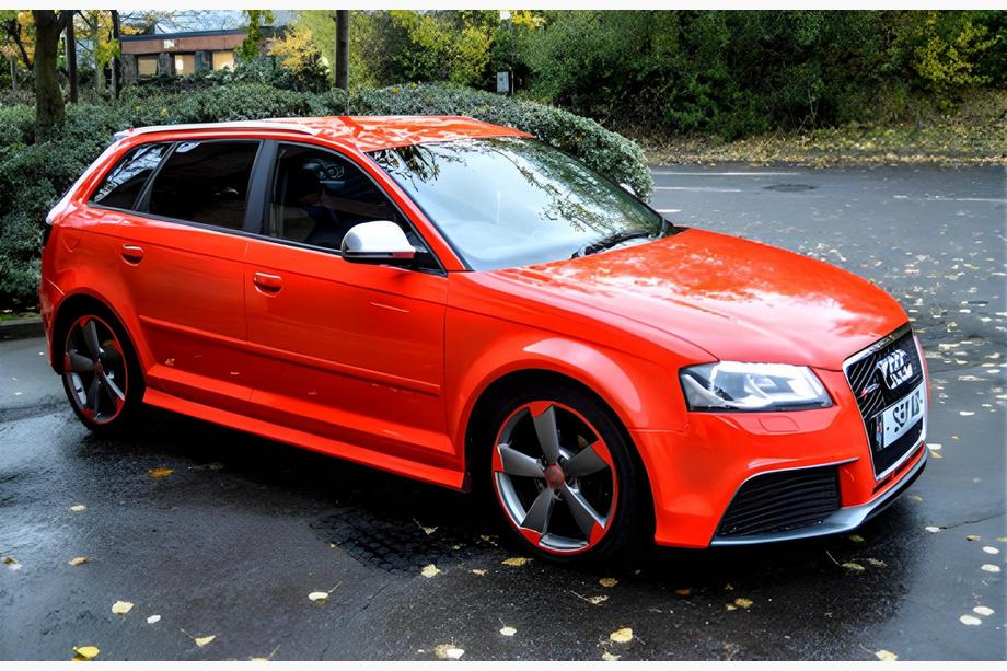 Audi A3 2003-2012 Minigonne Laterali DPT (2005-2008, Nero Lucido) Foto 1